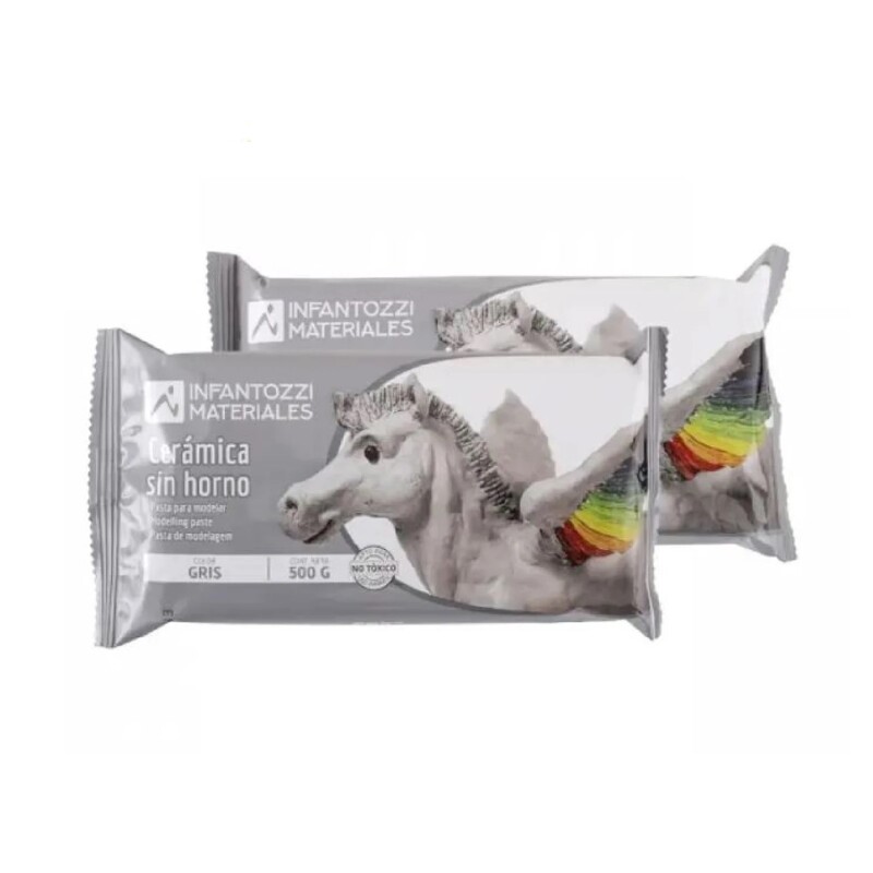 Cerámica Gris 500G Infantozzi #Cerámica Gris 500G Infantozzi
