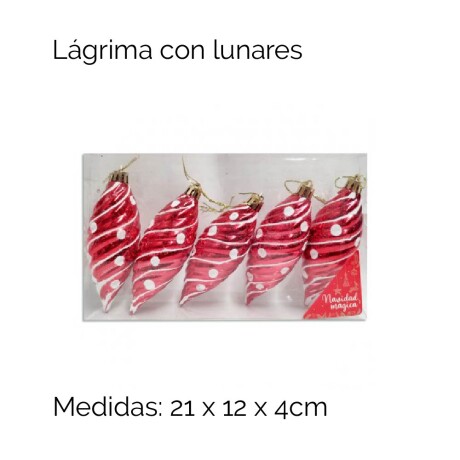 Lagrimas Con Lunares X5 Unica