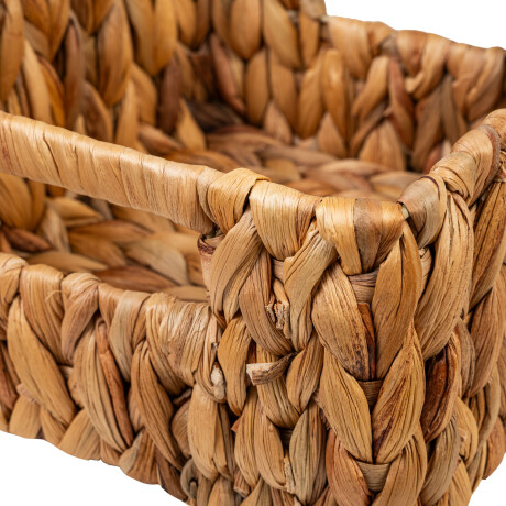 CAJA ORGANIZADORA FIBRA-NATURAL NATURAL-BEIGE 27X27X15CM