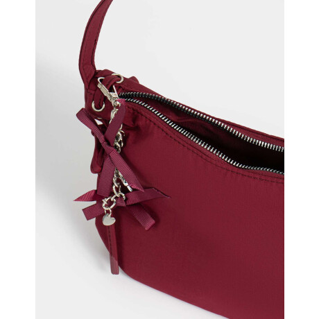 Bandolera Con Lazos Rojo Burdeaux