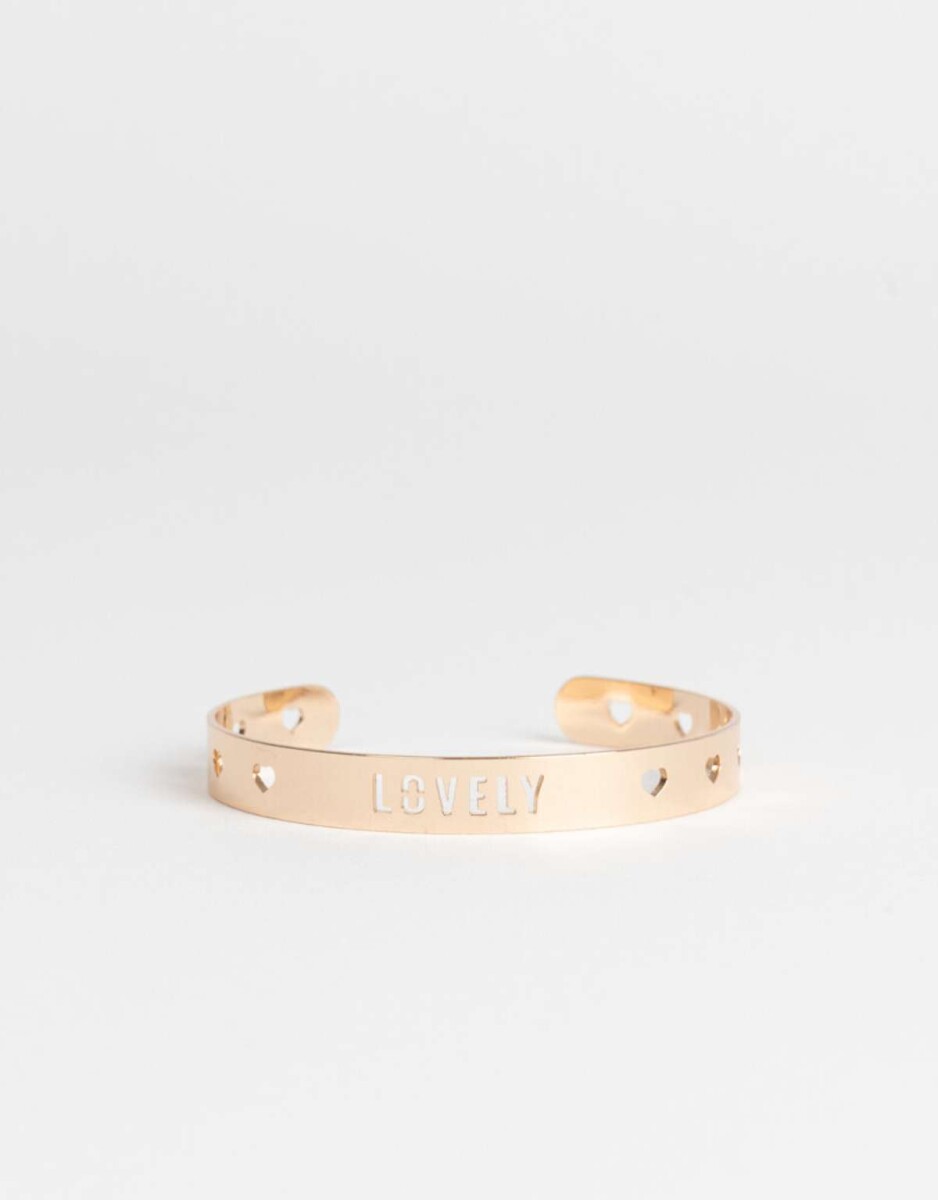 Brazalete De Metal - Dorado 