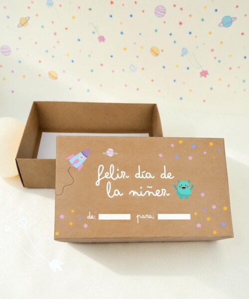 Caja Rectangular Impresa 20x30x9 cm - Día del Niño Caja Rectangular Impresa 20x30x9 cm - Día del Niño