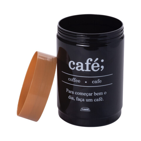 Pote Plástico con Rosca 1.1 Lts CAFE