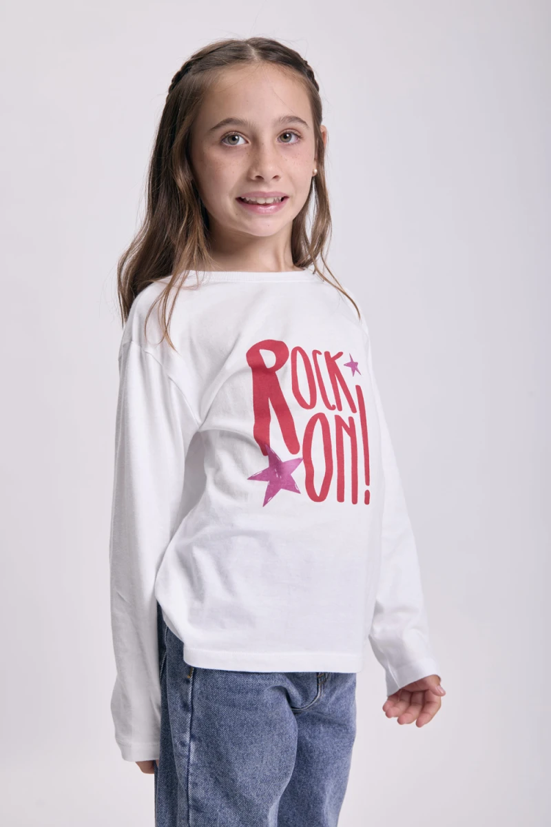 Remera estampa - Blanco 