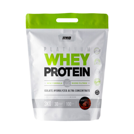 Platinum Whey Protein 3 Kg 100 Servicios Star Nutrition Sabor Chocolate Suizo