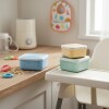 Set x3 tupper animales BUBA osito celeste