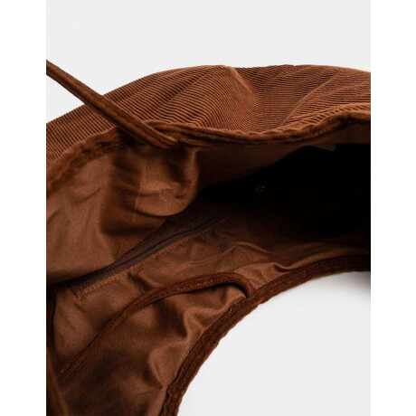 Cartera Cartera Saca Corderoy Chocolate Marron Chocolate
