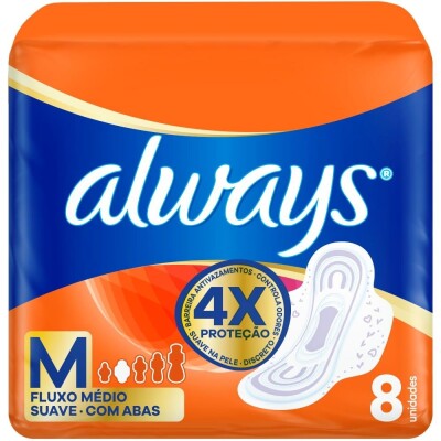 Toallitas Femeninas Always Maxi Diurna Talle M 8 Uds. Toallitas Femeninas Always Maxi Diurna Talle M 8 Uds.