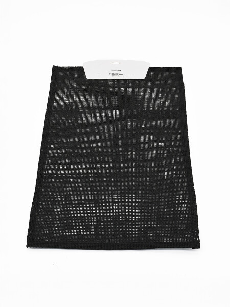 INDIVIDUAL RECTANGULAR NEGRO