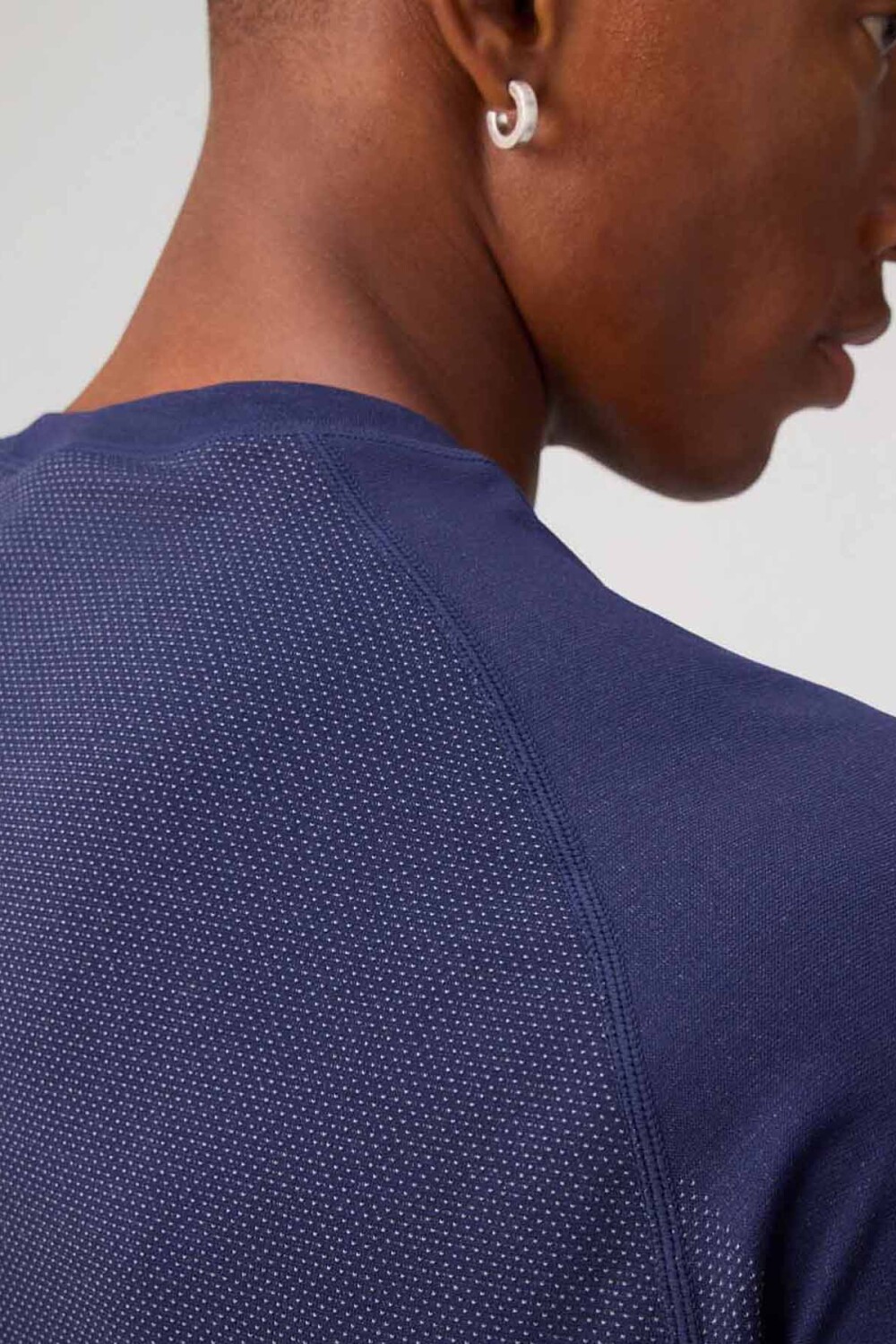 Polo Manga Corta Fit The Training Day Tee Hombre Deep Navy