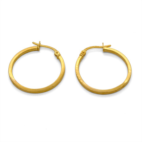 Par de aros de oro 9 ktes. Par de aros de oro 9 ktes.