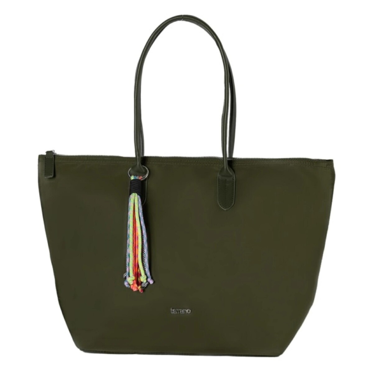 Bolso Terrano Roma Lona Aviador - VERDE 