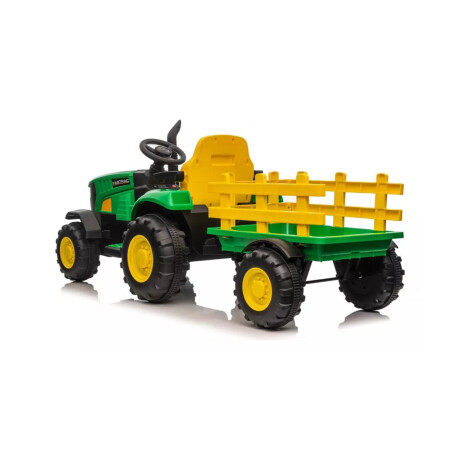 Tractor a Bateria para Niños FL3388B Verde/Amarillo
