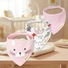 Set baberos bandana x3 raton rosa