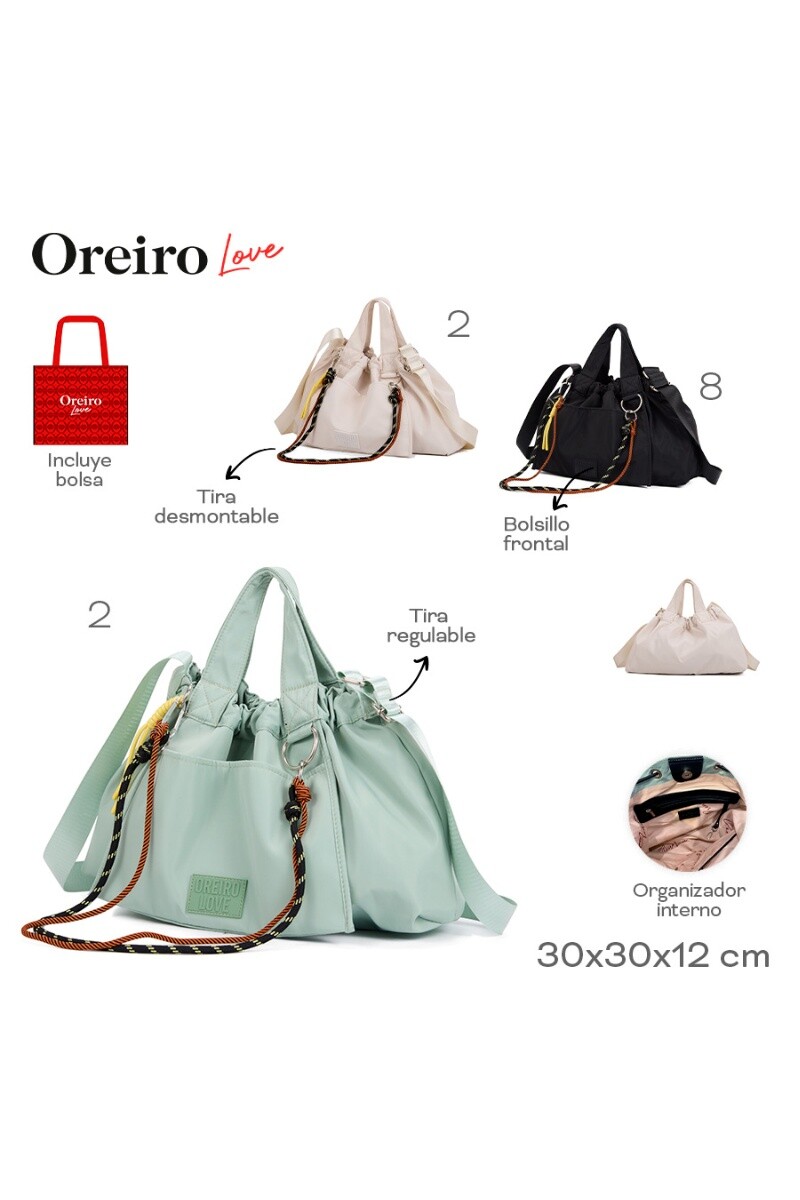 Cartera Las Oreiro Negro