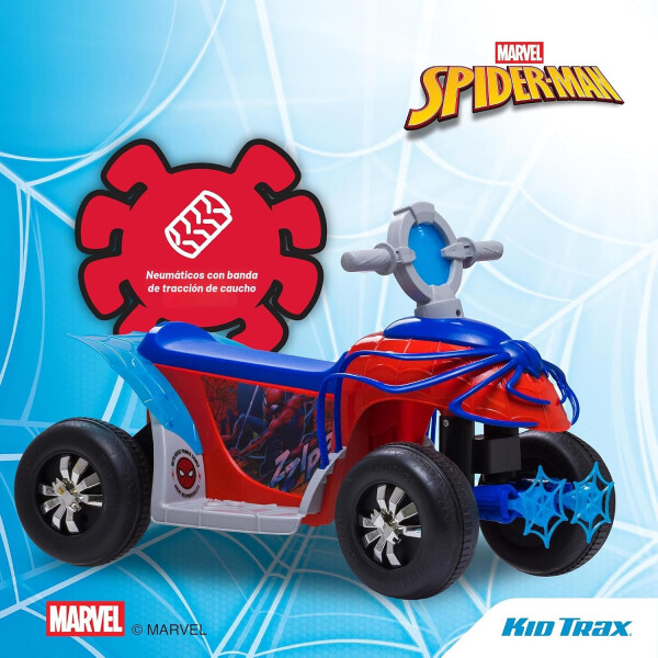 Cuatriciclo A Batería Para Niño Spiderman 51718 CUATRICICLO SPIDERMAN DISNEY 51718