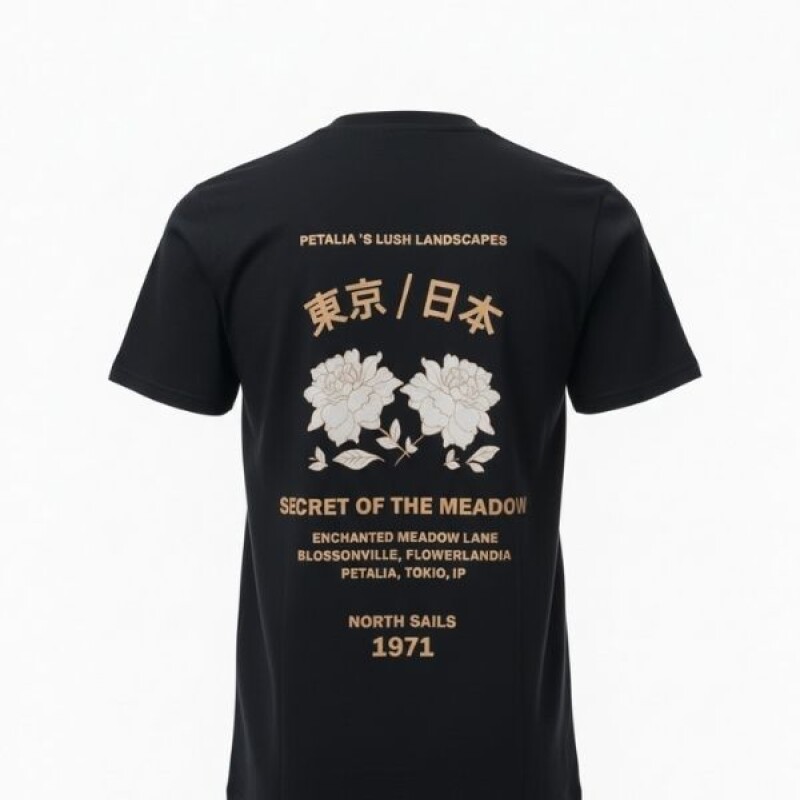 Remera Hombre N+ Negro