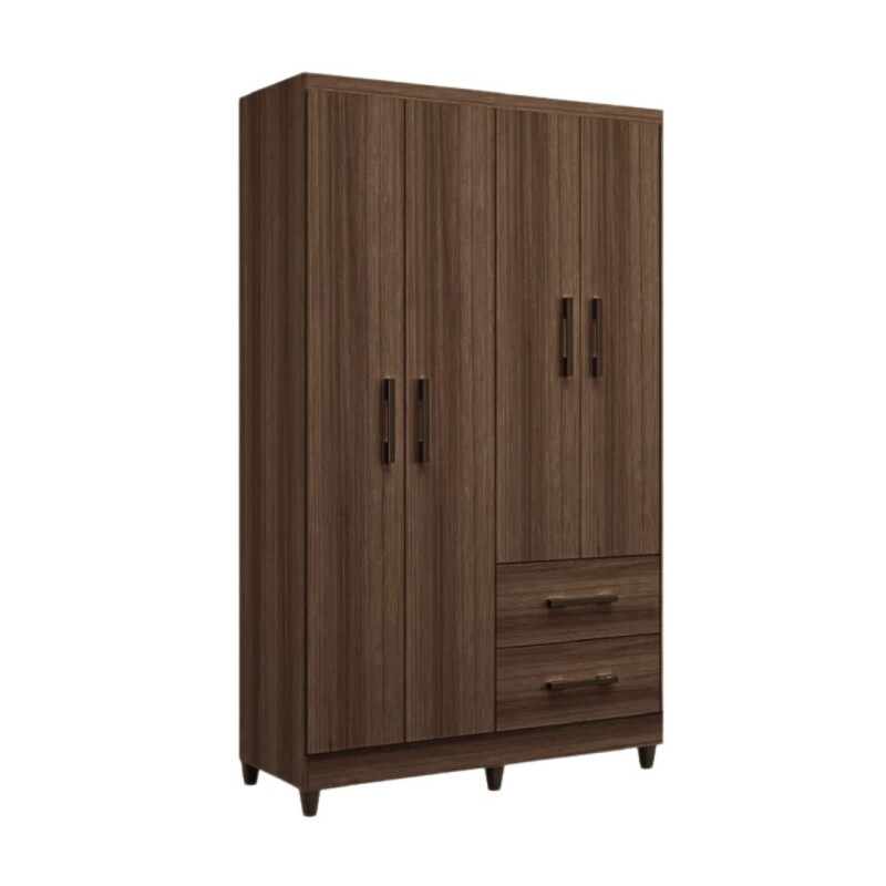 Ropero 4 Puertas 2 Cajones Fortaleza Almendrado Ropero 4 Puertas 2 Cajones Fortaleza Almendrado