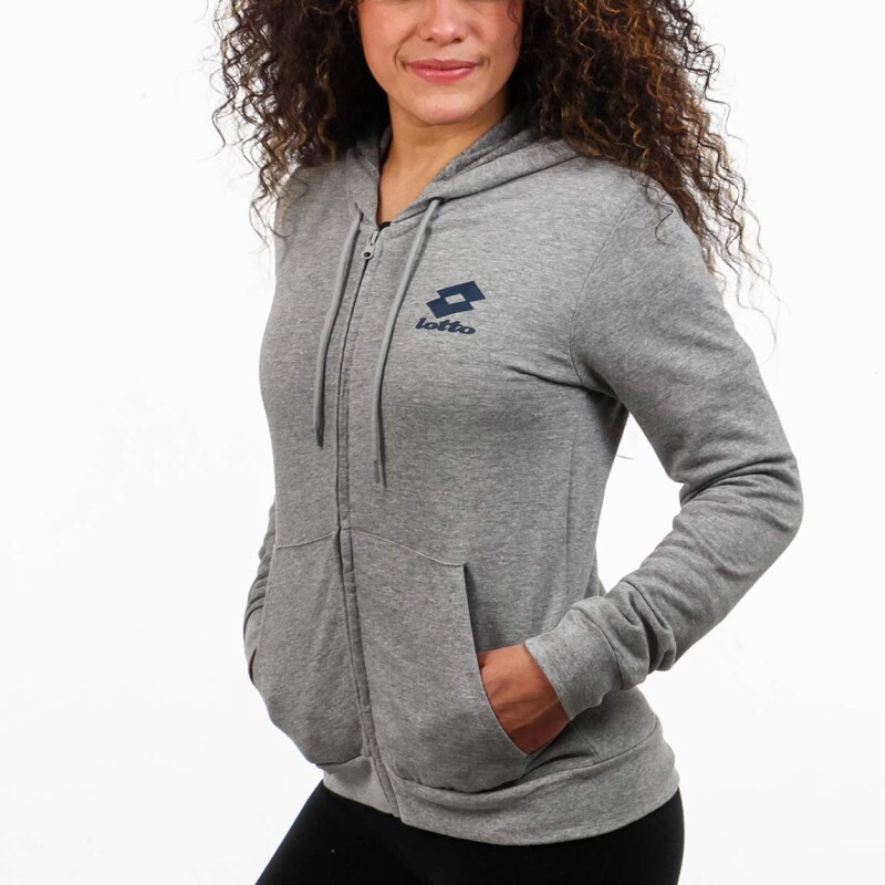 LOTTO MUJER CANGURO CON CIERRE - GRIS Gris