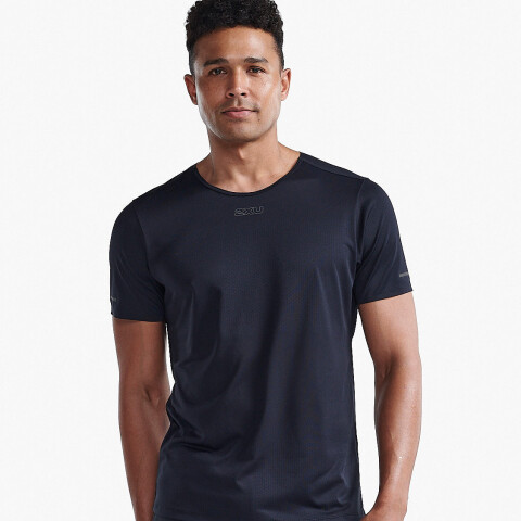 Light Speed Tech Tee - Hombre Black/black Reflective