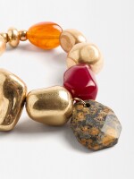 Pulsera Elástica Efecto Piedra multicolor
