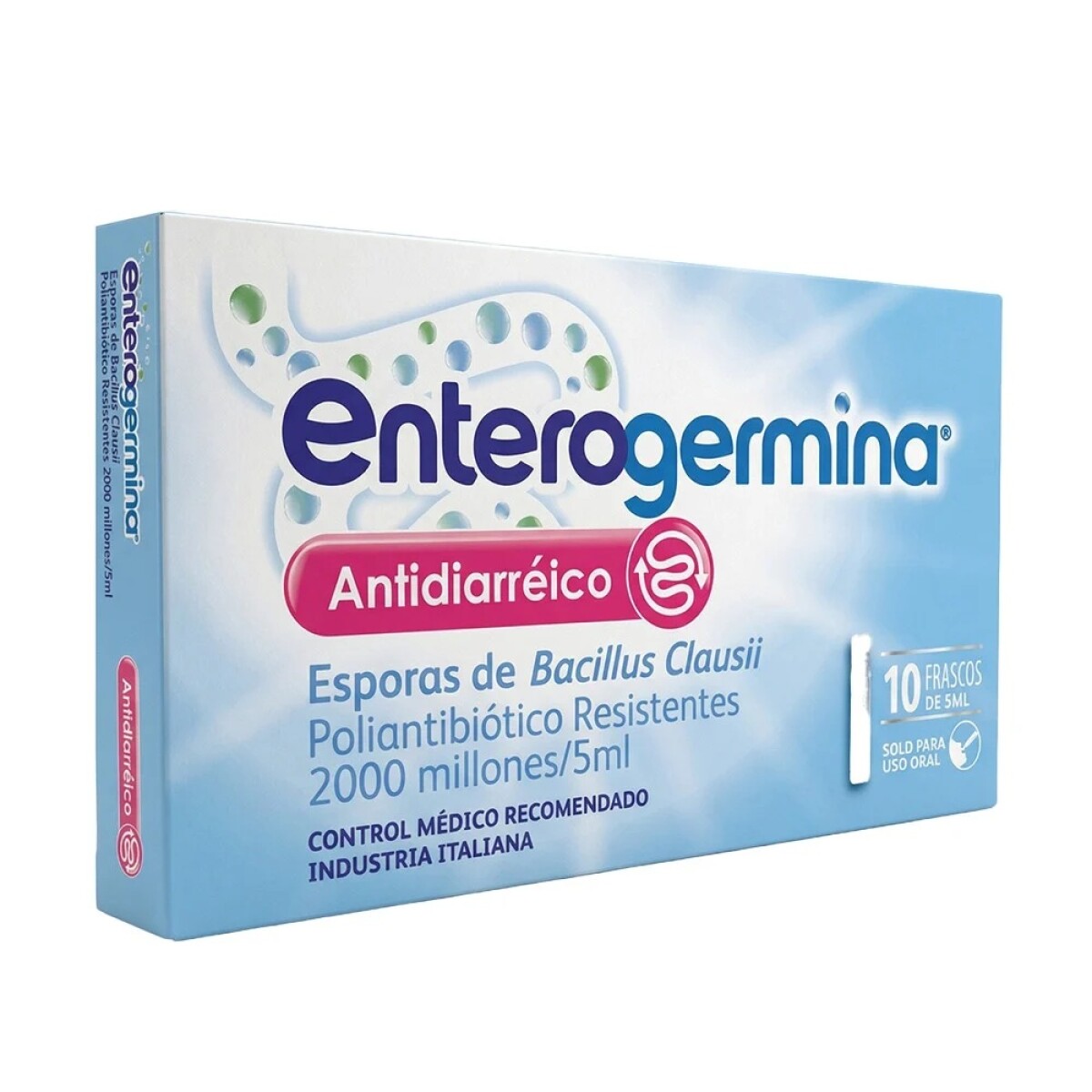 Enterogermina 5 Ml. 10 Ampollas Bebibles 