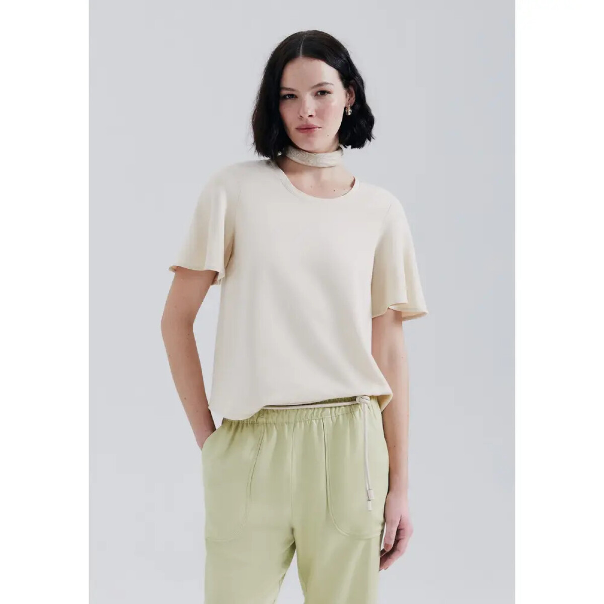 BLUSA MM FEM - AMARELO CLARO 