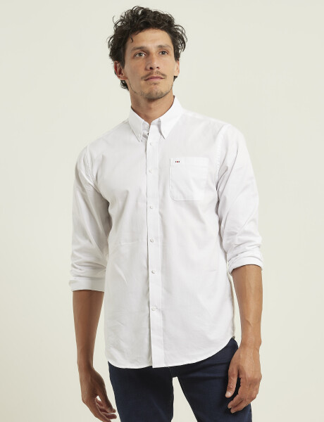 Camisa Harrington Label Blanco