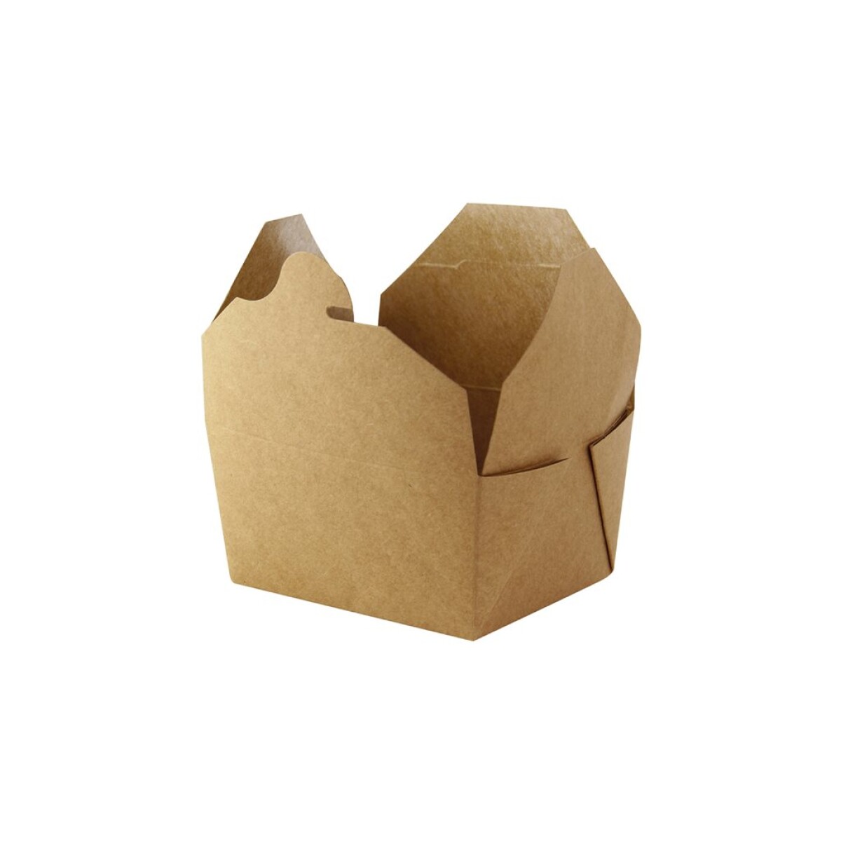 Envase de cartón kraft, caja rectangular 21.7 x 5 cm, 1450 ml - 25 u 