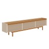 Rack para TV Dune 1.8 - Linea Manhattan Off White