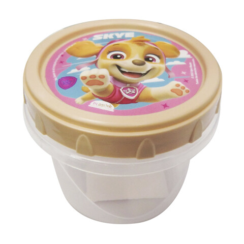 Pote Plástico Paw Patrol 300 ml con Tapa Rosca CORAL