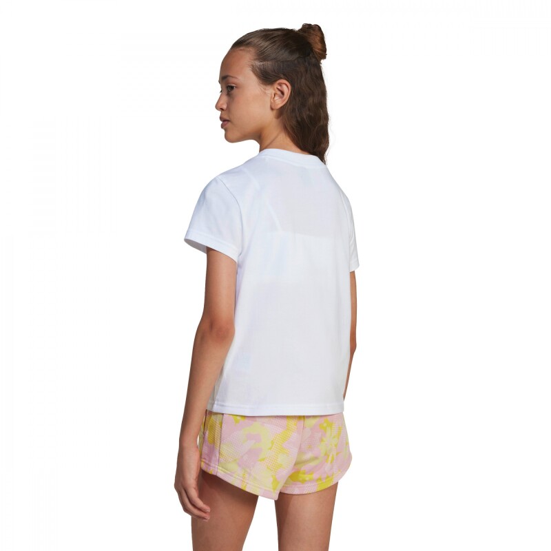 Remera Seasonal Essentials Flower de Niños Blanco