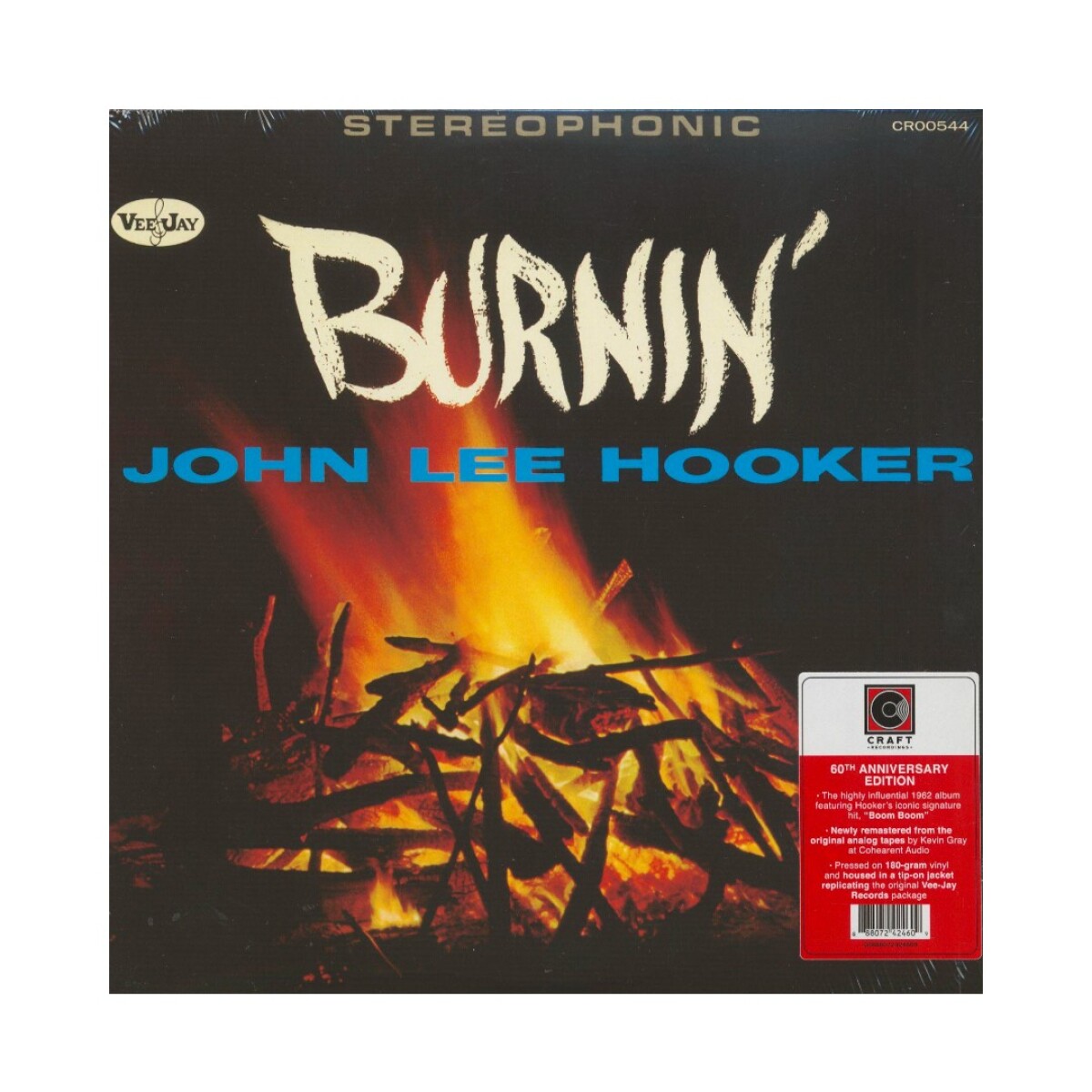 Hooker,john Lee / Burnin (60th Anniversary) - Lp - Vinilo 
