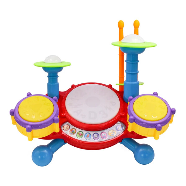 Batería Musical Con Luces Y Sonidos Infantil Jtjug969 BATERIA MUSICAL CON LUCES JTJUG969