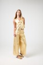 VEST DE LINO METALIZADO JACK Oro