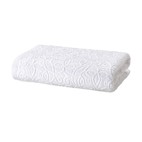 Toalla Baño Dohler Jacquard Provenza 70 x 140 cm 100% Algodón BLANCO