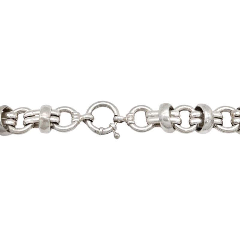 Cadena aro enlazado-Plata 925-Sin Piedra-CD3383 Sinpiedra