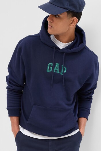 Canguro Logo Chico Gap Con Felpa Hombre Tapestry Navy