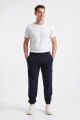 Pantalón dep clásico c/puños elásticos - UNISEX AZUL OSCURO