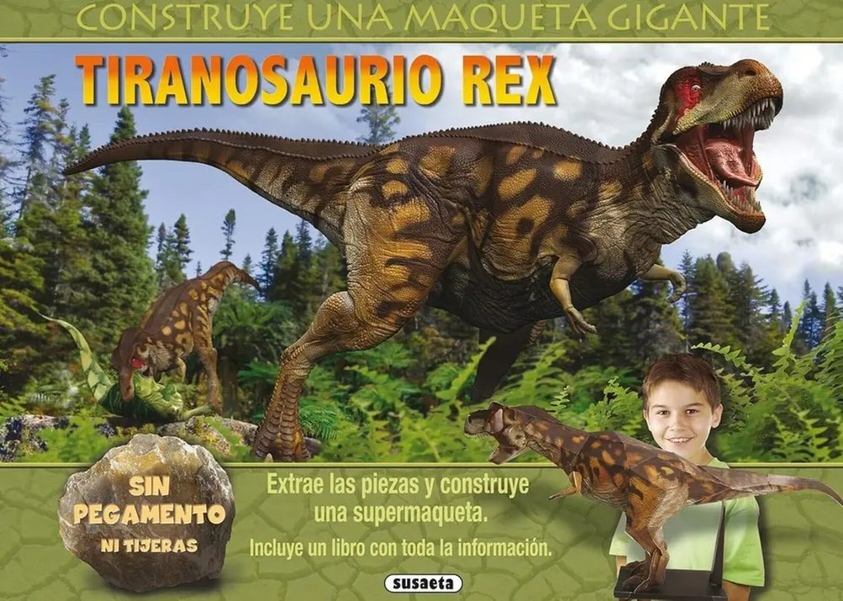 CONSTRUYE UNA MAQUETA GIGANTE- TIRANOSAURIO REX 