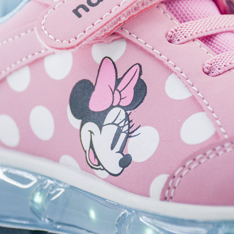 Championes Disney Minnie Deportivo con Luces de Niños - MITCFW24501 Rosado