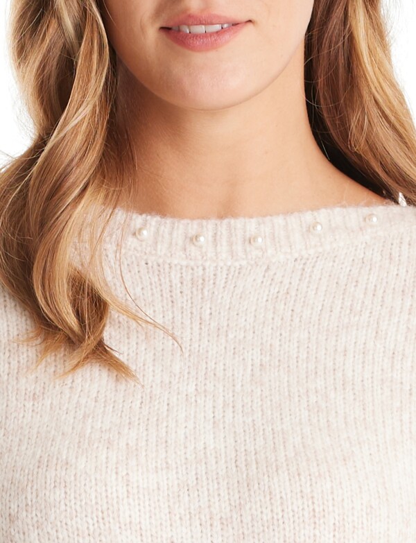 Buzo Lana Perlas BEIGE