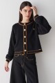 CARDIGAN TERRO WINTER Negro Pre Venta