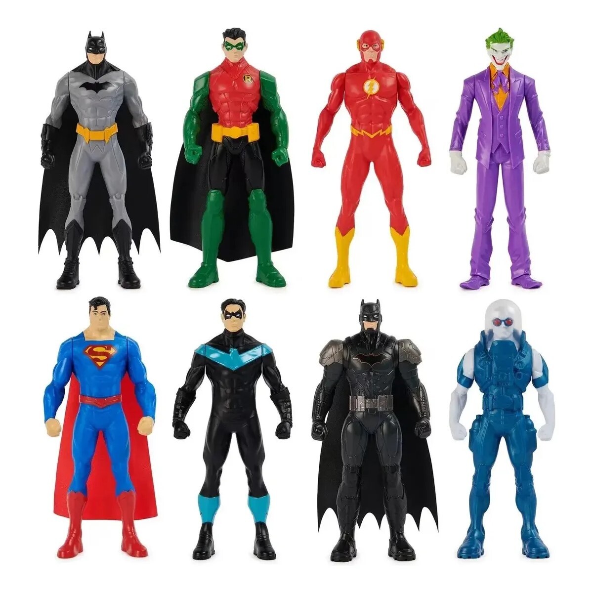 Pack X8 Figuras Dc Comics 67879 De 15 Cm 
