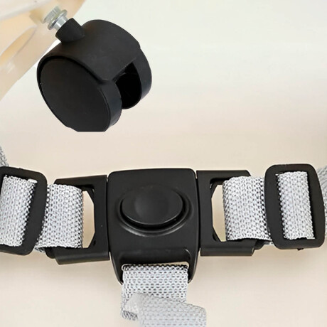 Silla De Comer Para bebé Baja con Rueditas Jugar Azul
