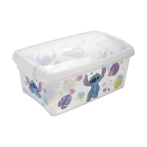 Caja Infantil Organizadora Plástica Stitch 4,2 Lts U