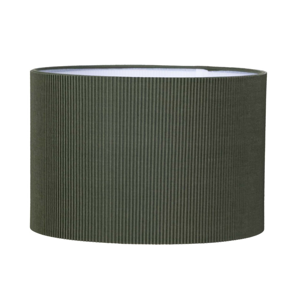 PANTALLA PAPEL VERDE PLISADA