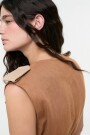CHALECO LARGO Camel