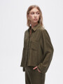 Camisa Reanua Verde Oliva Oscuro