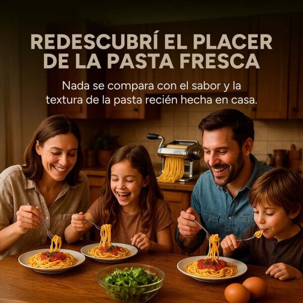 Maquina Para Hacer Tallarines Pastas Ravioles Y Estirar Masa Variante Color Plateado
